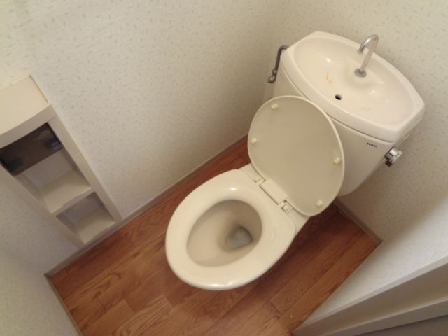 Toilet. Spread of toilet