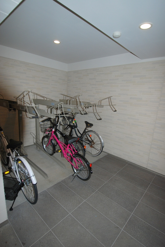 Other common areas. bicycle parking space