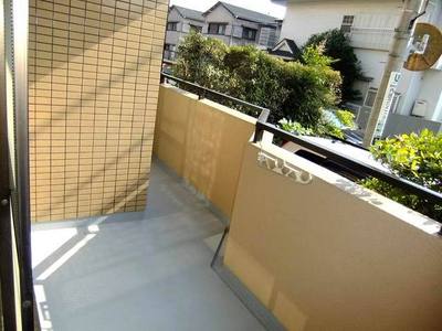 Balcony. Balcony of the west face (living and Japanese-style side)