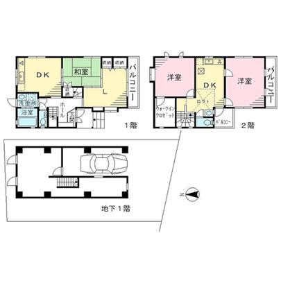 Floor plan. Nerima-ku, Tokyo Shimoshakujii 6-chome