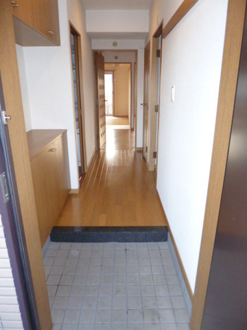 Entrance. The corridor from the entrance (photograph is the same type the other room)