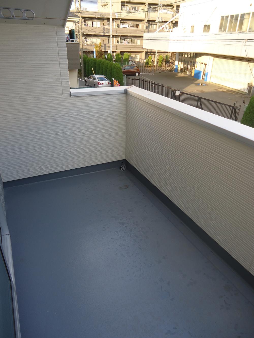 Balcony. Balcony of the wide span