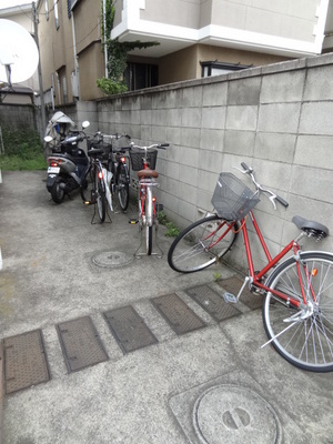 Other common areas. Bicycle parking space