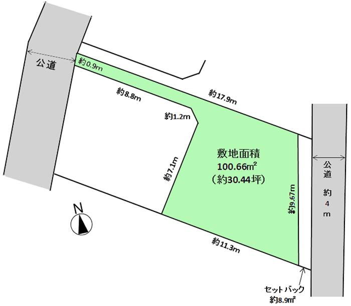 Compartment figure. Land price 25,800,000 yen, That there is no land area 100.66 sq m building conditions, Can you architect your favorite House manufacturer. Because there is a building reference plan, Please feel free to contact us. 
