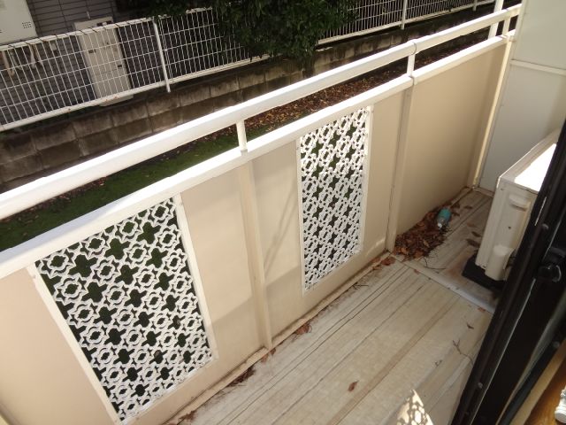 Balcony. Sunny veranda