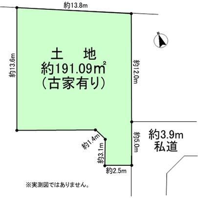 Compartment figure. Nerima-ku, Tokyo Tanihara 6-chome