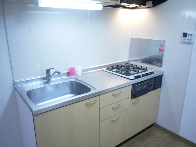 Kitchen. With a two-burner stove + grill! 