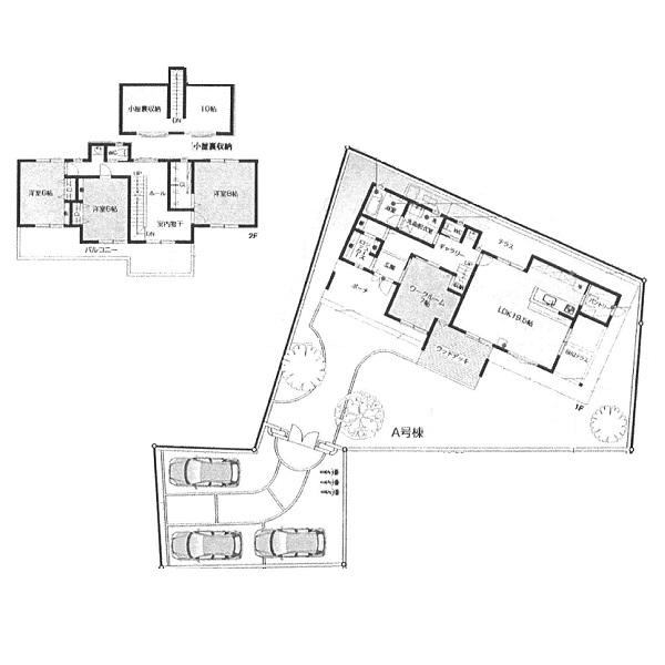 Floor plan. 39,800,000 yen, 4LDK, Land area 336.25 sq m , Building area 131.66 sq m