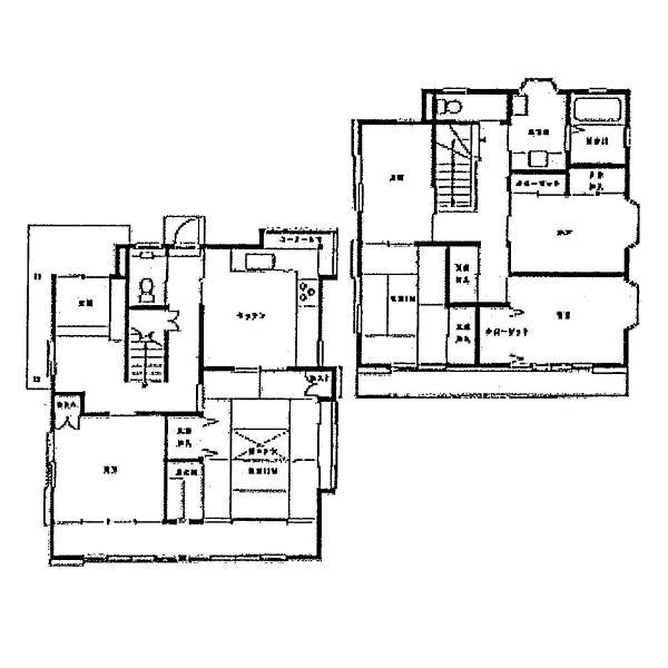 Floor plan. 39,800,000 yen, 6DK, Land area 198.98 sq m , Building area 163.97 sq m
