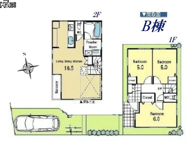Floor plan. 33,800,000 yen, 3LDK, Land area 78.46 sq m , Building area 73.12 sq m