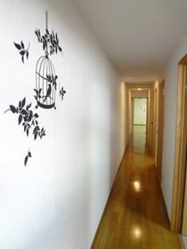 Entrance. Wall stickers