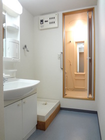 Washroom. Basin dressing room independent type
