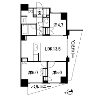 Floor: 3LDK + SIC, the occupied area: 65.03 sq m, Price: 37,111,360 yen, now on sale