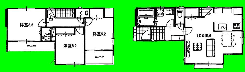 Floor plan. (5), Price 37,800,000 yen, 3LDK, Land area 80 sq m , Building area 82.21 sq m