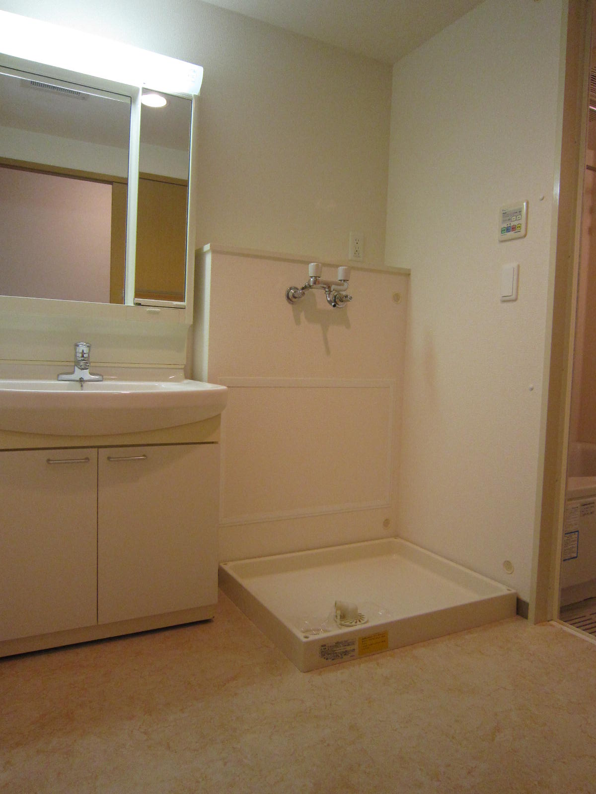 Washroom. Bathroom vanity, Laundry Area (waterproof bread)