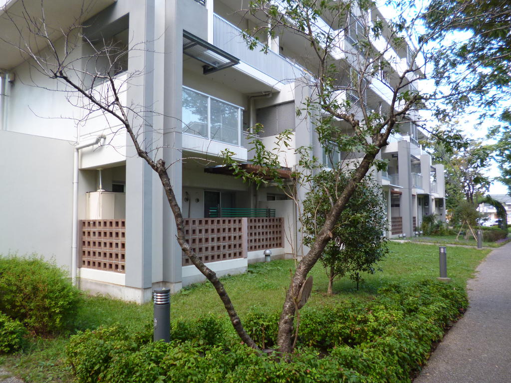 Building appearance. Appearance of calm in the green.