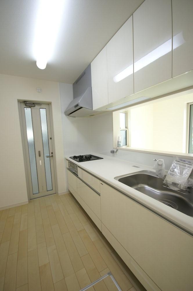 Same specifications photo (kitchen). It will be the construction example of the kitchen. It will be equipped with a dishwasher. 