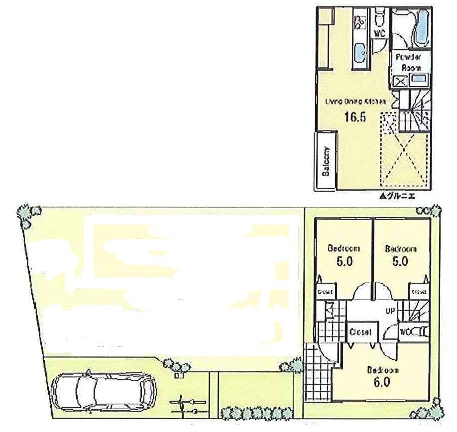 Floor plan. 33,800,000 yen, 3LDK, Land area 78.46 sq m , Building area 73.12 sq m B Building