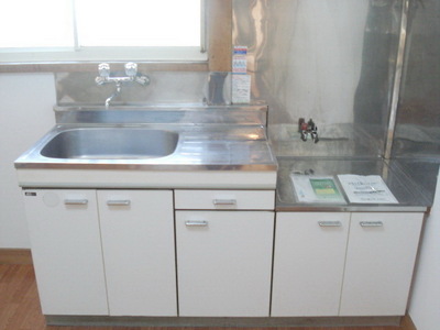 Kitchen. Gas stove installation Allowed (town gas)