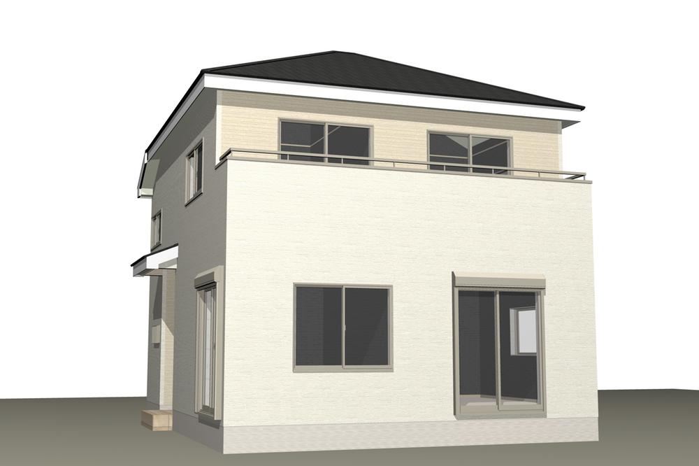 Rendering (appearance). Design that does not come simple modern tired. White siding to form the bright skyline.