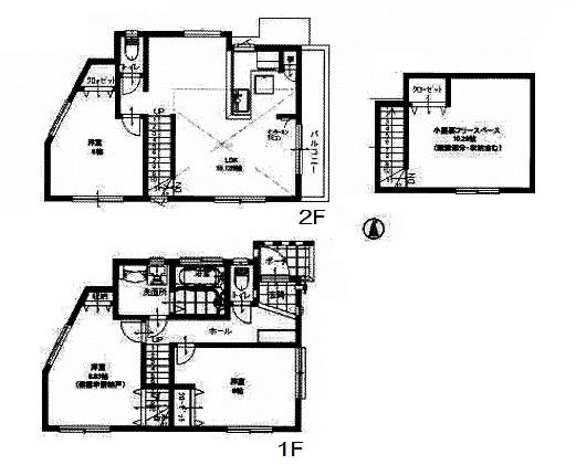 Floor plan. 45,800,000 yen, 3LDK, Land area 112.31 sq m , Building area 77.96 sq m floor plan