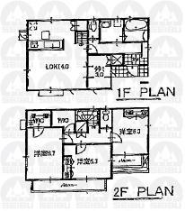 Floor plan. (17 section), Price 45,800,000 yen, 4LDK, Land area 110 sq m , Building area 87.48 sq m