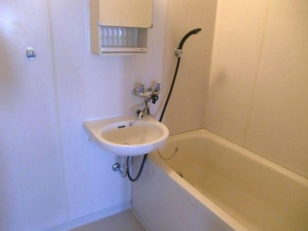 Bath. Bus toilet by