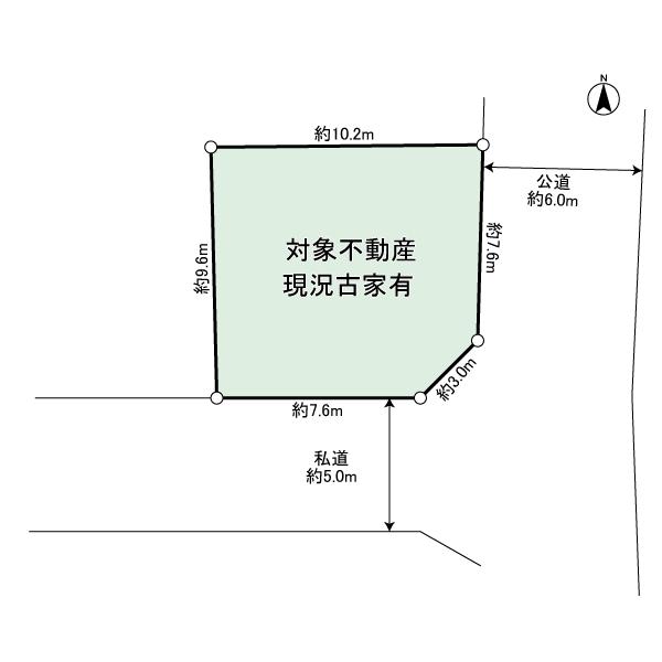 Compartment figure. Land price 36,800,000 yen, Land area 93.98 sq m land plots ~ Southeast of the corner lot ~