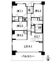 Floor: 4LDK + N + 2WIC, occupied area: 86.58 sq m, Price: TBD