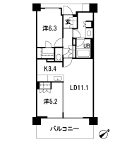 Floor: 2LDK + WIC, the occupied area: 60.42 sq m, Price: TBD
