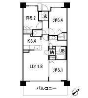 Floor: 3LDK + N + WIC, the occupied area: 68.96 sq m, Price: TBD