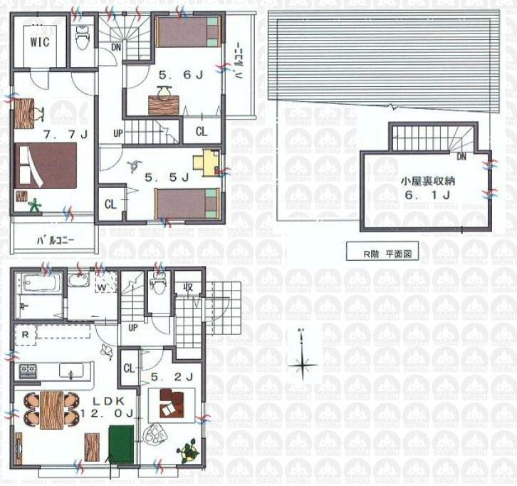 Floor plan. 37,800,000 yen, 4LDK, Land area 95.68 sq m , Building area 90 sq m Hito good