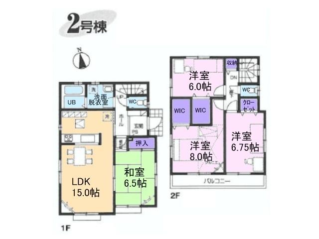 Floor plan. 45,900,000 yen, 4LDK, Land area 130.35 sq m , Building area 99.78 sq m