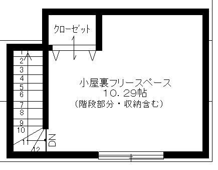 Floor plan. 45,800,000 yen, 3LDK, Land area 80.13 sq m , Building area 77.96 sq m attic free space Floor