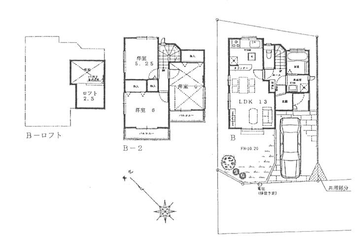 Floor plan. (B Building), Price 35,800,000 yen, 3LDK, Land area 92.93 sq m , Building area 72.45 sq m