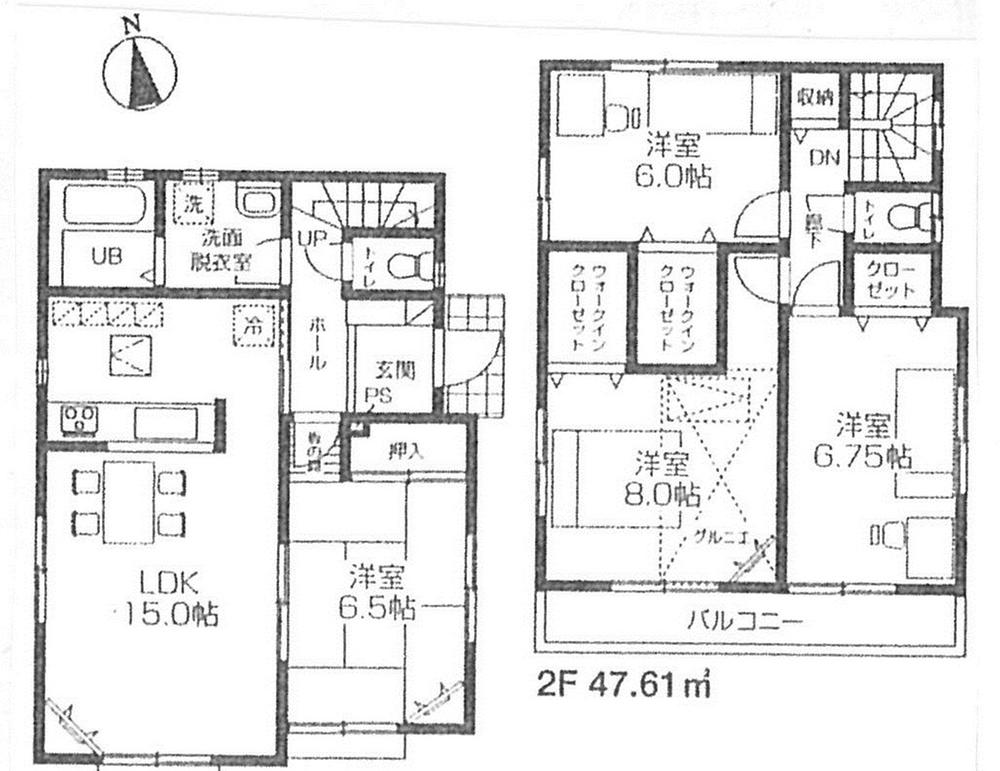 Floor plan. 45,900,000 yen, 4LDK, Land area 130.35 sq m , Building area 99.78 sq m floor plan