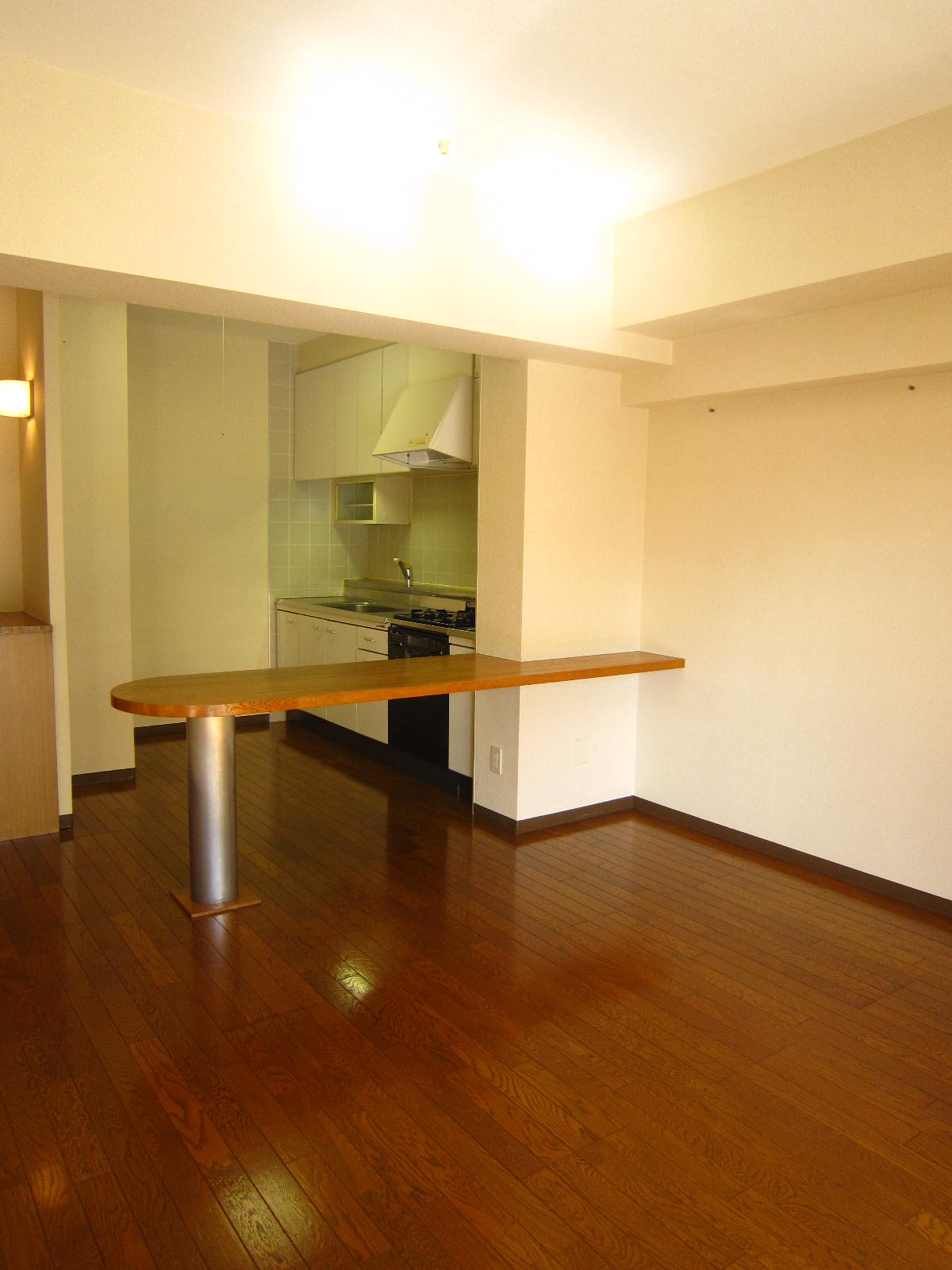 Other room space. Overlooking the kitchen from the living room