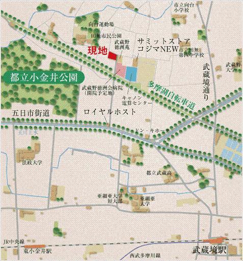 Local guide map
