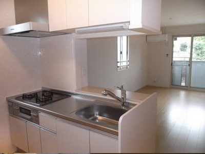 Kitchen. ◆ Gas 3-neck ・ Kitchen with grill ◆
