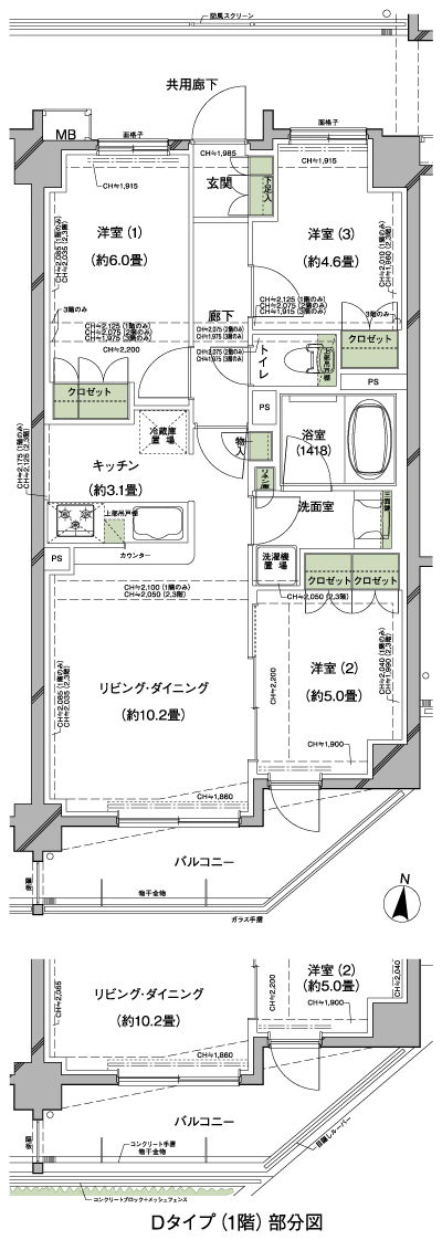 Floor: 3LDK, occupied area: 63.61 sq m, Price: 29,800,000 yen, now on sale