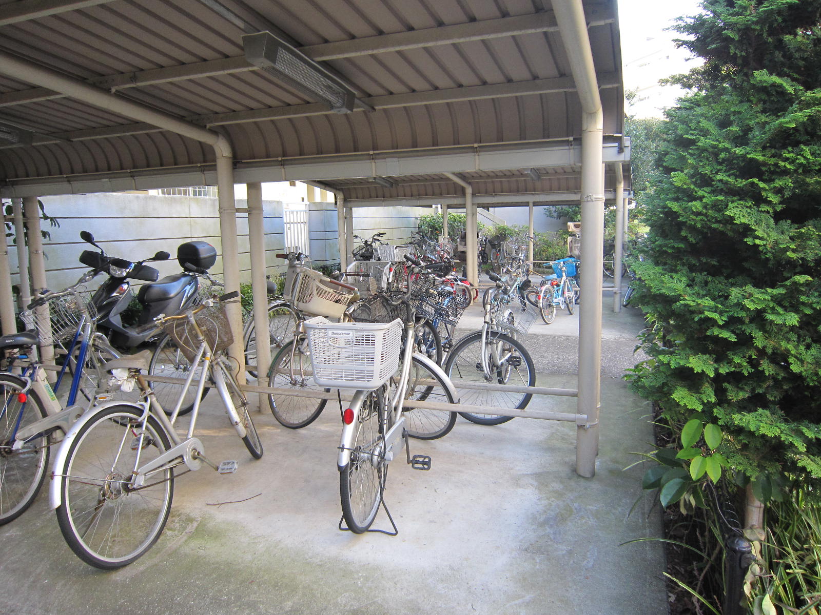 Other common areas. Bicycle-parking space