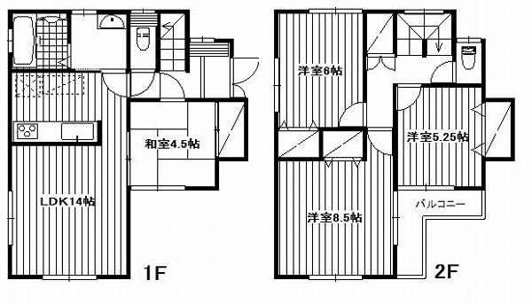 Floor plan. 45,800,000 yen, 4LDK, Land area 116.27 sq m , Building area 91.91 sq m floor plan