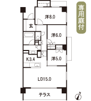 Floor: 3LDK + WIC, the occupied area: 82.98 sq m, Price: TBD