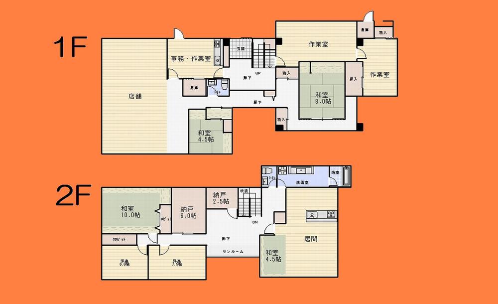 Compartment figure. Land price 100 million 88.8 million yen, Land area 389 sq m Furuya Mato