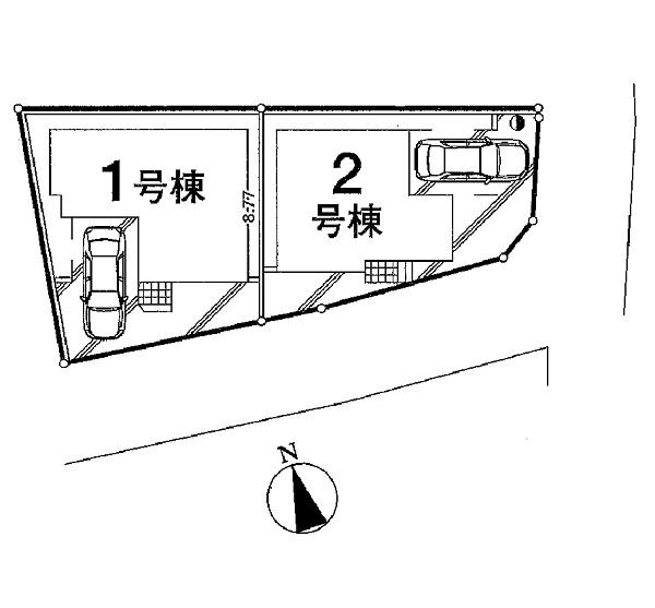 Compartment figure. 27,800,000 yen, 4LDK, Land area 82.41 sq m , Building area 93.15 sq m