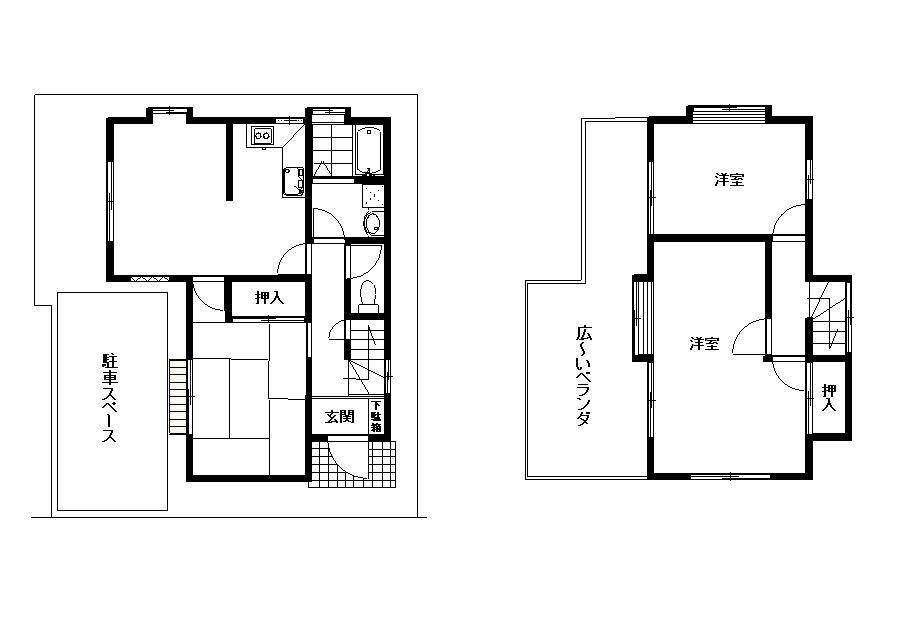 Floor plan. 19,800,000 yen, 4LDK, Land area 83.7 sq m , Building area 75.19 sq m