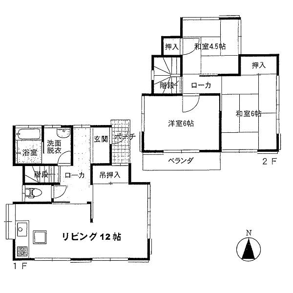 Floor plan. 7.9 million yen, 3LDK, Land area 143.17 sq m , Building area 69.46 sq m