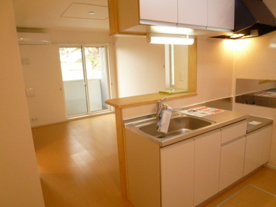 Kitchen.  ☆ Popular counter kitchen ☆ 