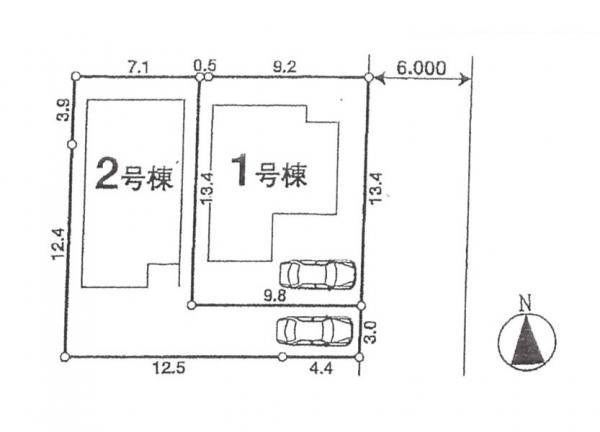 Compartment figure. 36,800,000 yen, 4LDK, Land area 147.21 sq m , Building area 105.82 sq m