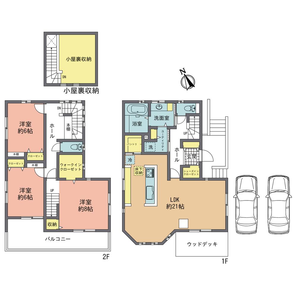 Floor plan. 30 million yen, 3LDK, Land area 262.45 sq m , Building area 112.61 sq m